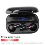 Wholesale Shock Bass TWS Bluetooth Wireless Headset Earbuds Earphone S23 (Black)